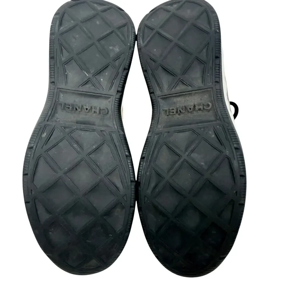 CHANEL suede calfskin